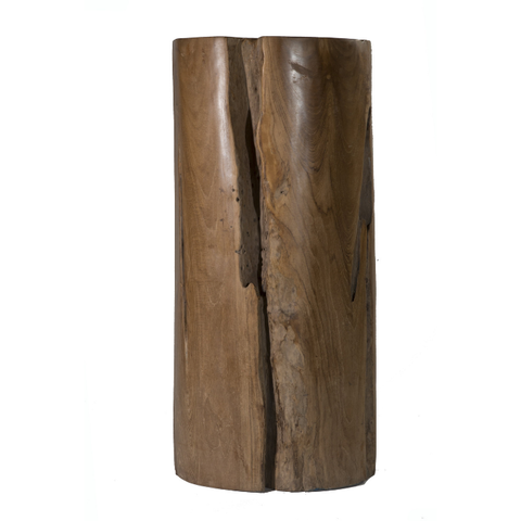 PEDESTAL CILINDRO DE TECA