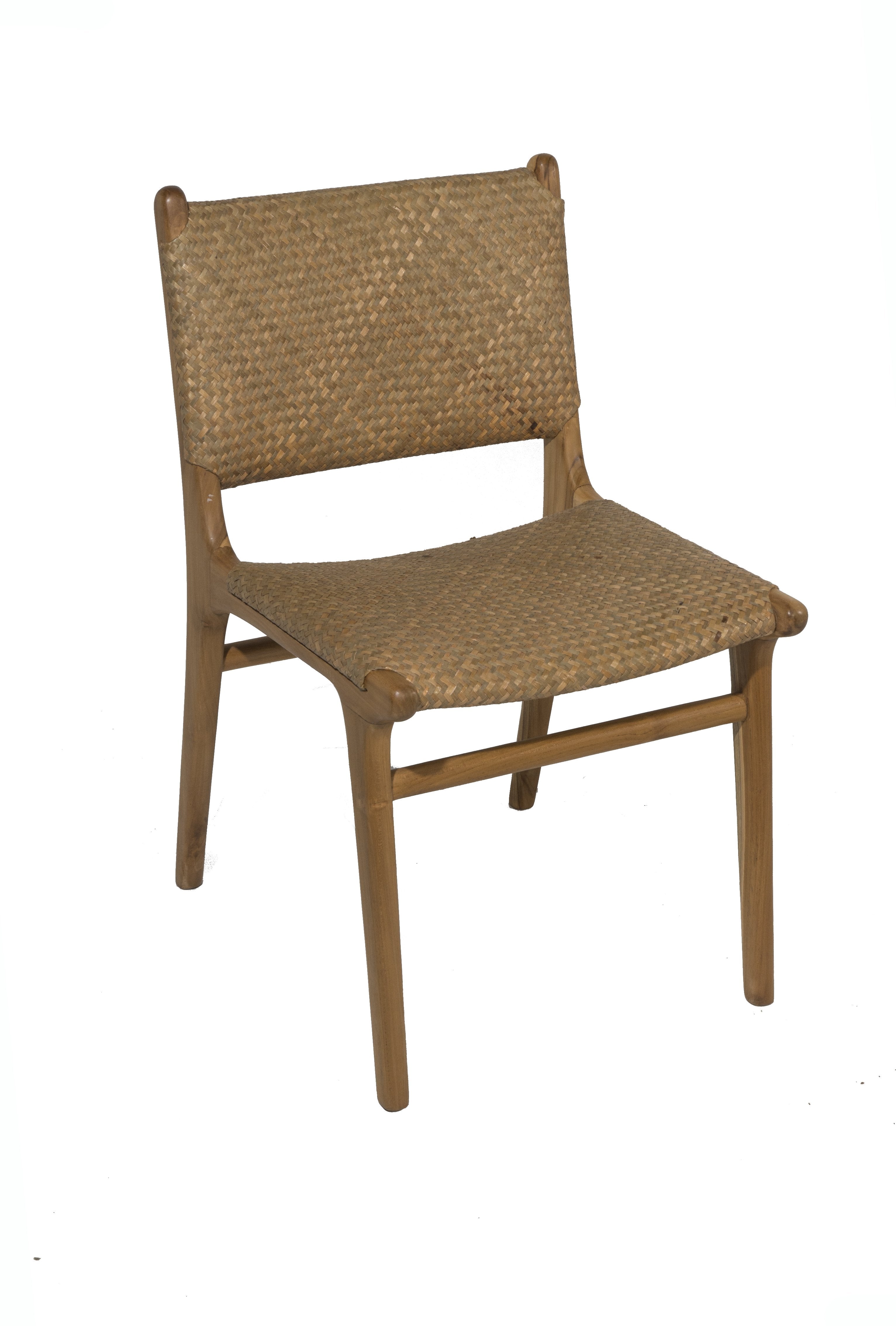SILLA DE MADERA CON MIMBRE