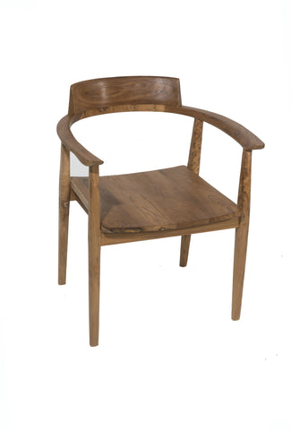 SILLON CURVO DE MADERA