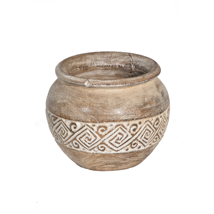 OLLA DE MADERA DE MANGO