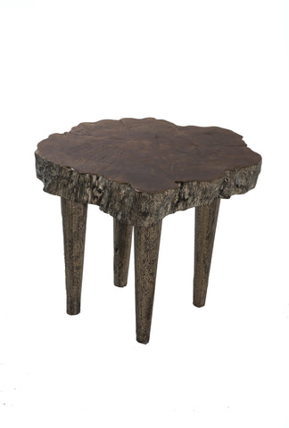 MESA LATERAL DE MADERA LISA