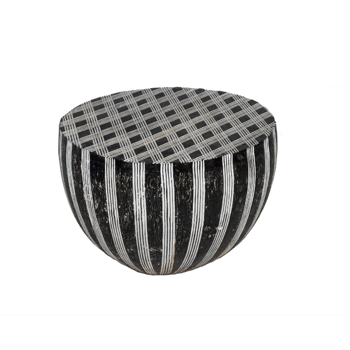MESA DE PALMA CON RAYAS